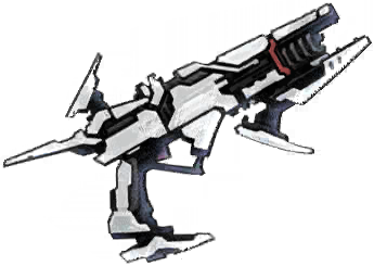 白機翼の改銃のアートワーク