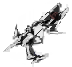 白機翼の改銃のアートワーク