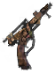 廃材の銃のアートワーク