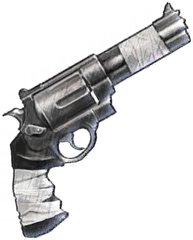 射殺の銃のアートワーク