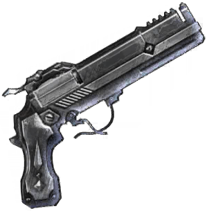 裁定の拳銃のアートワーク